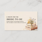 Wildflower Nieuw Chapter Recept Kaart Vrijgezellen (Voorkant)