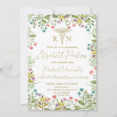 Wildflower Nursing Afstudeerfeest Kaart (Voorkant)