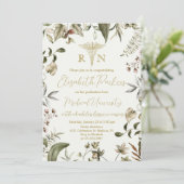 Wildflower Nursing Afstudeerfeest RN Kaart (Staand voorkant)