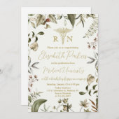 Wildflower Nursing Afstudeerfeest RN Kaart (Voorkant / Achterkant)