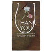 Wildflower Oak Wood Weddenschap Klein Cadeauzakje (Voorkant)