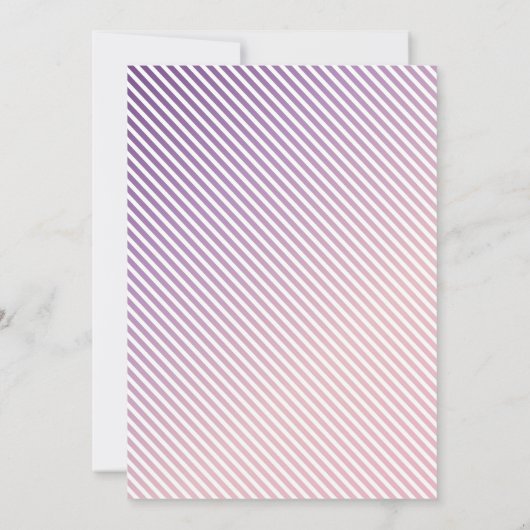 Wildflower ONEderful Meisje's 1e Verjaardag Uitnod Kaart (Achterkant)