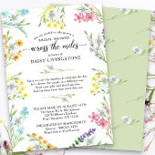 Wildflower Over de Miles Vrijgezellenfeest per Mai Kaart