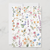 Wildflower Over of Onder Vrijgezellenfeest Game Ka Kaart (Achterkant)