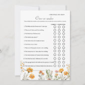 Wildflower Over of onder vrijgezellenfeest spel Ka Aankondiging (Voorkant)