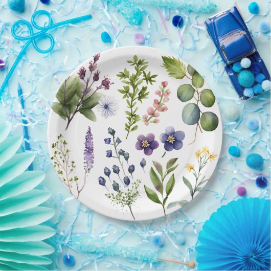 Wildflower papier Bord (Feest)