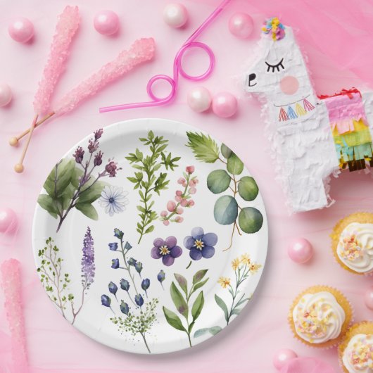 Wildflower papier Bord (Feest)