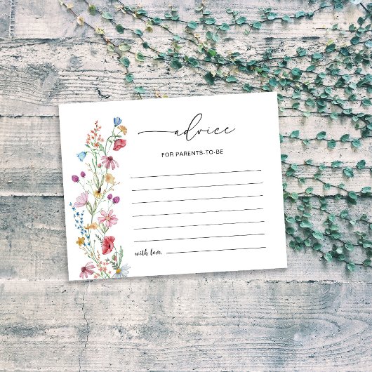 Wildflower Parents-to-be Advies Kaart