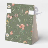Wildflower Party Favor Boxen Bedankdoosjes (Achterkant)