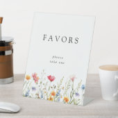 Wildflower Party Favorieten Reclamebord Met Voetstuk (Insitu)