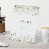 Wildflower Party Favorieten Reclamebord Met Voetstuk (Insitu)