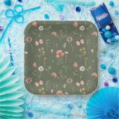 Wildflower Party Papier Borden Papieren Bordje (Feest)
