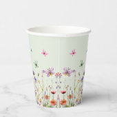 Wildflower Party Papieren beker (Rechts)
