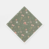 Wildflower Party Papieren servetten (Hoek)