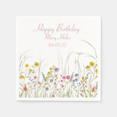 Wildflower Party servetten (Voorkant)