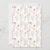 Wildflower Pasen Brunch & Egg Hunt uitnodiging (Achterkant)