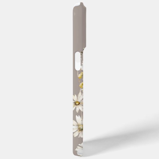 Wildflower patroon op beige Case-Mate iPhone case (Achterkant / Rechts)