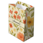 Wildflower Patroonnaam Medium Cadeauzakje (Achterkant Gekanteld)
