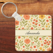 Wildflower Patroonnaam Sleutelhanger (Voorkant)