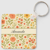 Wildflower Patroonnaam Sleutelhanger (Achterkant)