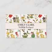  Wildflower Pattern Visitekaartje Contactkaartje (Voorkant)
