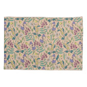 Wildflower Perzik Sinaasappel Kleur Kussen Hoesje Kussensloop (Achterkant-Links)