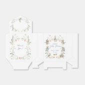 Wildflower Peter de Konijn Baby shower Bedankdoosjes (Uitgevouwen)