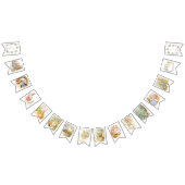 Wildflower Peter de Konijn Baby shower bunting Vlaggetjes (Alle)