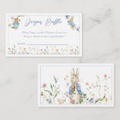 Wildflower Peter de Konijn Luier Raffle Informatiekaartje (Voorkant / Achterkant)