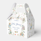 Wildflower Peter het Konijn Baby shower Favoriet B Bedankdoosjes (Achterkant)