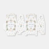 Wildflower Peter het Konijn Baby shower Favoriet B Bedankdoosjes (Uitgevouwen)