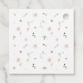 Wildflower Peter het Konijn Verjaardag Bedankjes Labels (Achterkant)