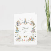 Wildflower Peter het Konijn Verjaardag Bedankkaart (Voorkant)