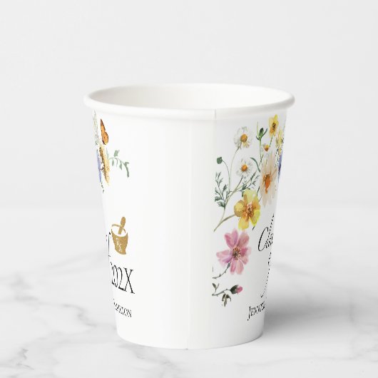 Wildflower Pharmacy School | Klasse van Afstuderen Papieren Bekers (Rechts)