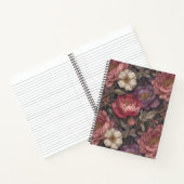 Wildflower Pink and Purple Personalized Notitieboek (Binnen)