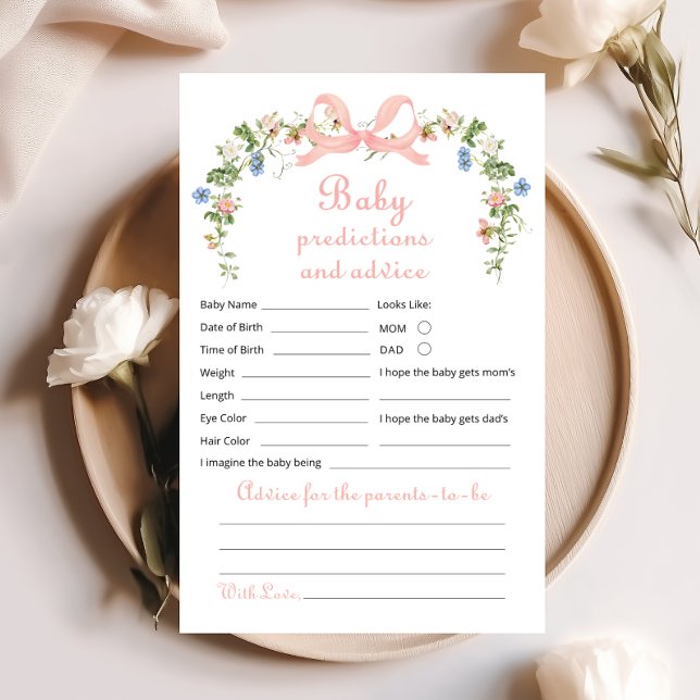 Wildflower Pink Bow Baby voorspellingen en advies (Creator heeft geüpload)