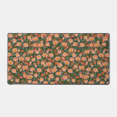 Wildflower pioenroos bloemen botanische bureau mat (Voorkant)