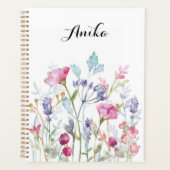 Wildflower Planner, aangepaste naam Planner (Voorkant)