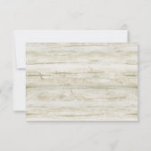 Wildflower pompoen Herfst herfst bladeren bruiloft RSVP Kaartje (Achterkant)