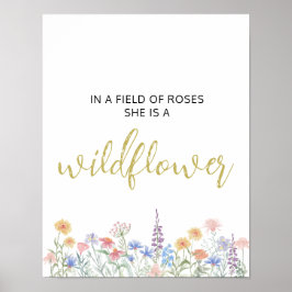Wildflower Poster