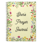 Wildflower Prayer Journal Notitieboek (Voorkant)