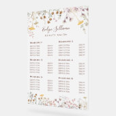 Wildflower prijslijst acryl bord (Hoek)