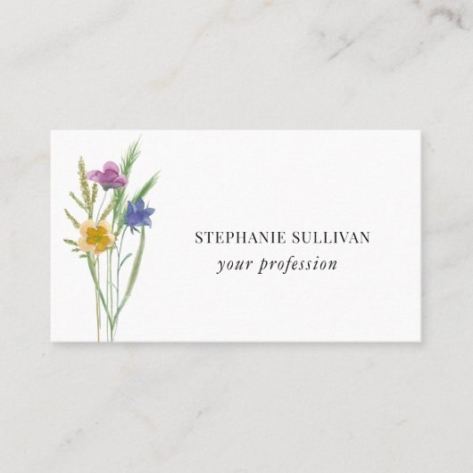 Wildflower Professioneel Visitekaartje (Voorkant)
