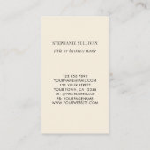 Wildflower Professioneel Visitekaartje (Achterkant)