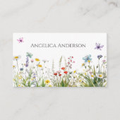 Wildflower QR code Visitekaartje (Voorkant)