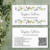 Wildflower QR-code Visitekaartje