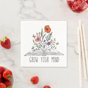 Wildflower Quote Servet