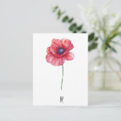 Wildflower Quote Sublimatie Waterverf Briefkaart (Staand voorkant)