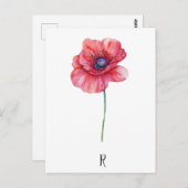 Wildflower Quote Sublimatie Waterverf Briefkaart (Voorkant / Achterkant)