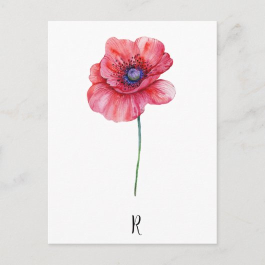 Wildflower Quote Sublimatie Waterverf Briefkaart (Voorkant)